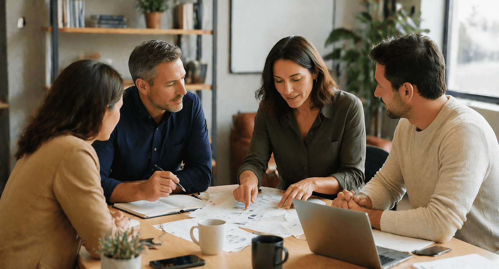 HR consulting session for a small business