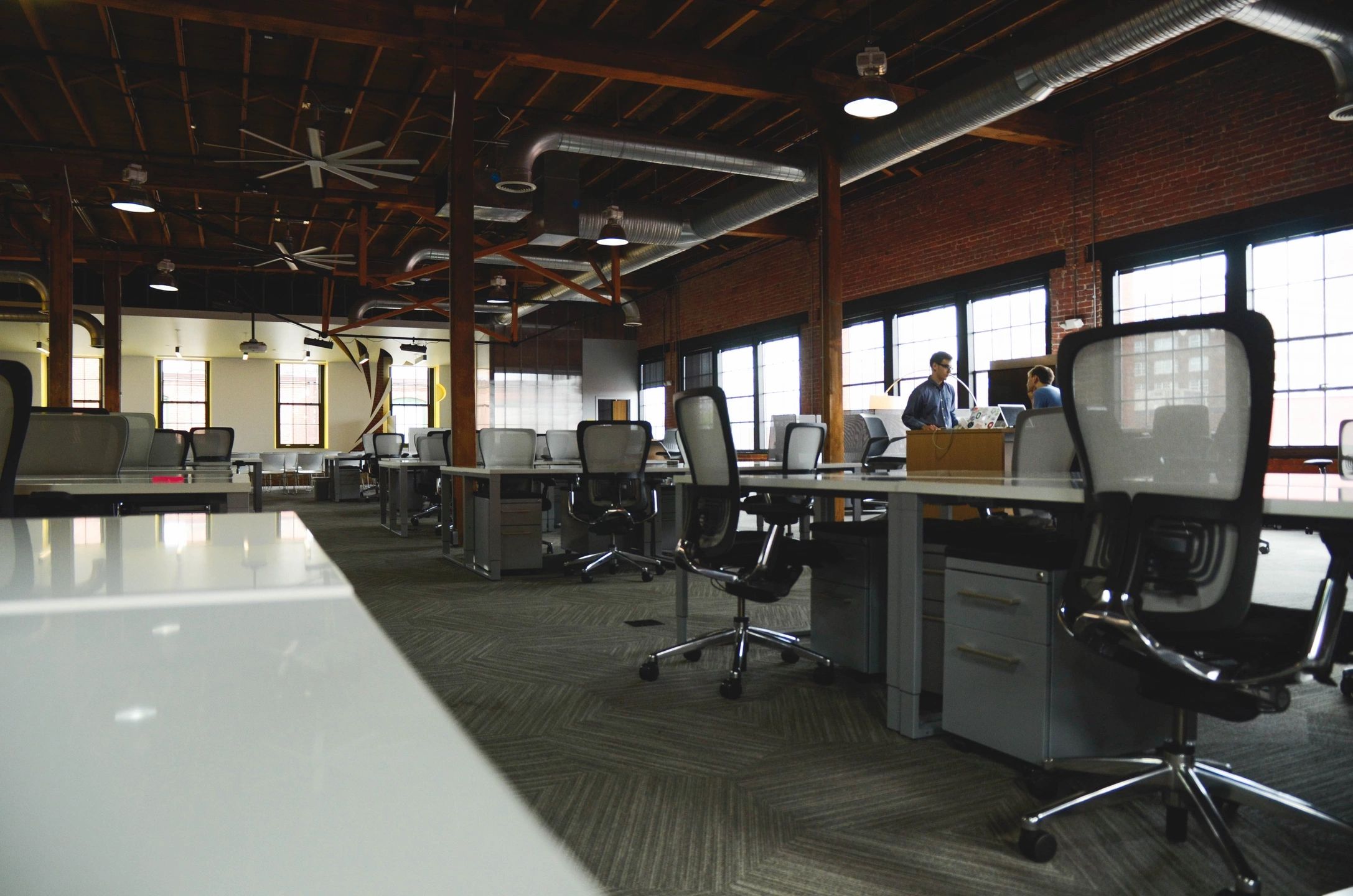 Office workplace setting representing employer WHS obligations under the Work Health and Safety Amendment (Digital Work Systems) Act 2026 NSW
